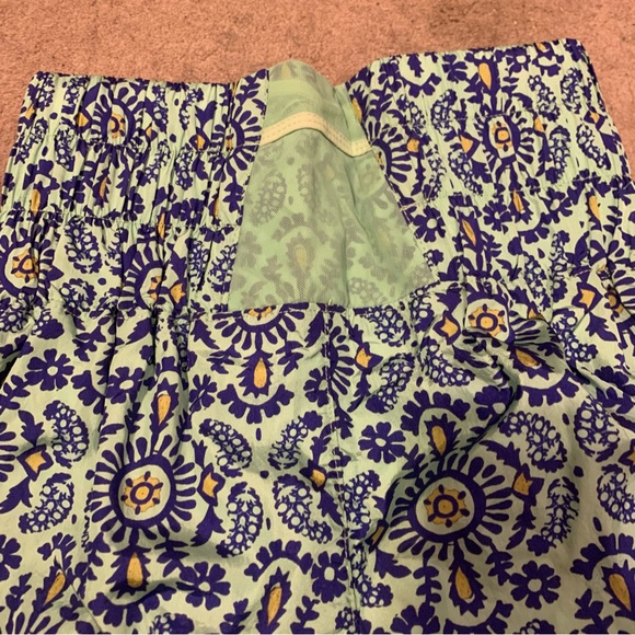 Free People Movement | NWT The Way Home Printed Shorts Turquoise Mint Combo XS - Picture 6 of 7